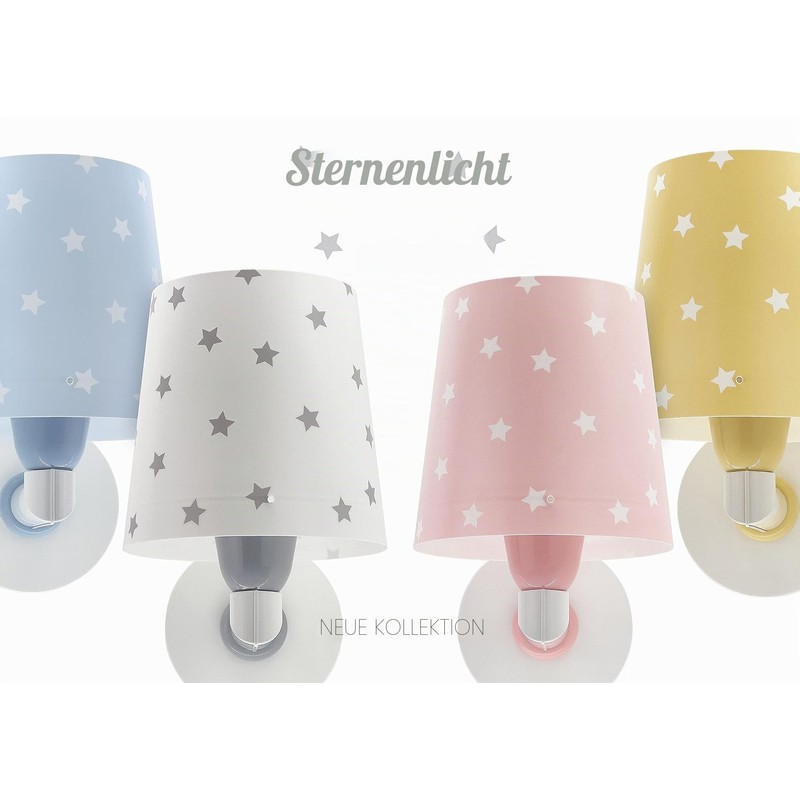 Dalber Children's Table Lamp Star Light Stars Blue 82211T E14