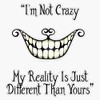 i'm not crazy Bumper Sticker Vinyl Decal 5 inches