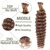 Deep Wave Bulk hair for Braiding Wet and Wavy Micro