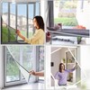 GKYZBB Adjustable DIY Window Screen,Maximum 59 "H x 47 "W