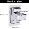 Shower Head Holder, 360° Adjustable Shower Holder Strong Paste Shower