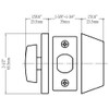 Designers Impressions Villa Design Oil Rubbed Bronze Entry Lever with