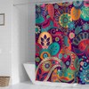FAIRYGATE Shower Curtains Mould Proof Resistant Mandala Ethnic Decor Shower