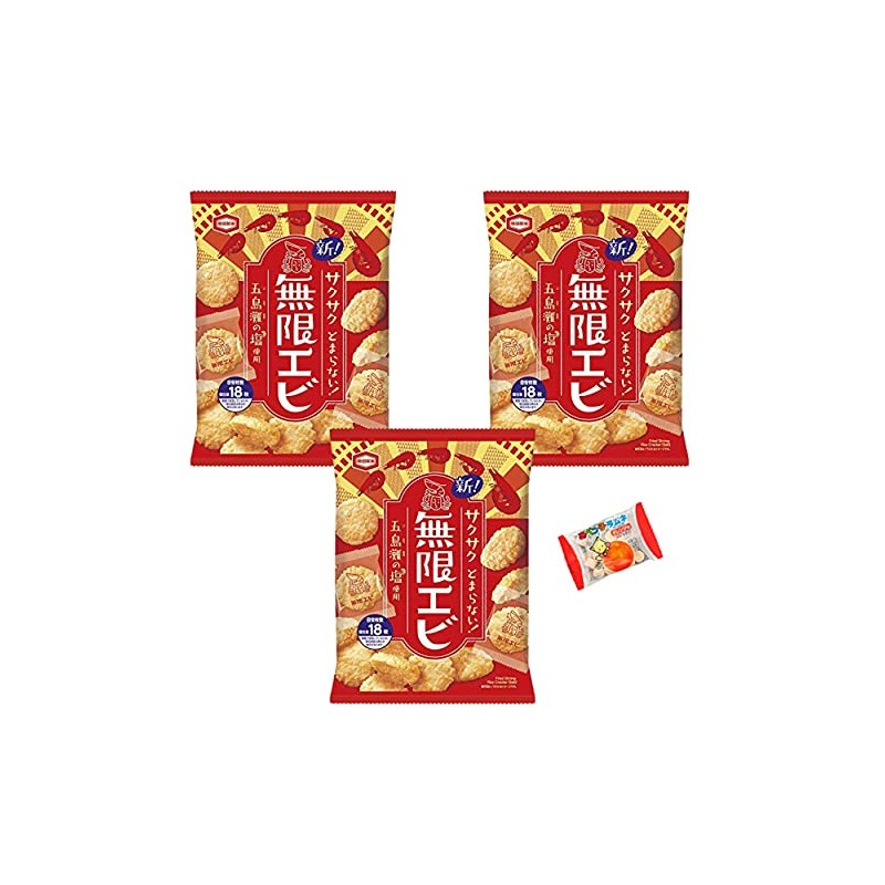 Kameda Seika Mugen Shrimp, 2.9 oz (83 g) x 3