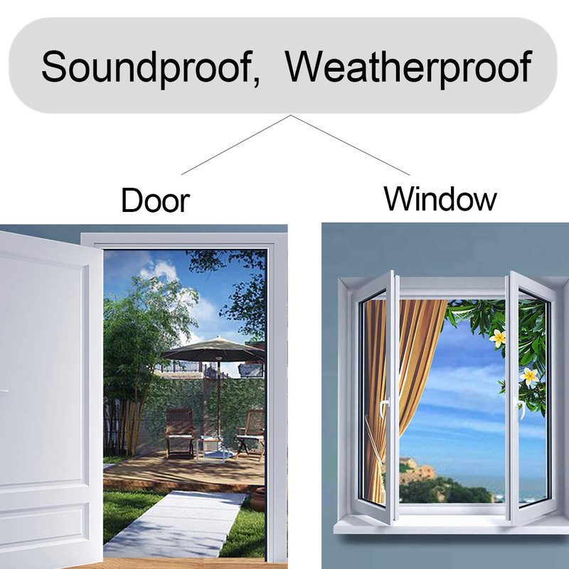 Adhesive Foam Tape Weather Strip for Doors Sticky Foam Strip