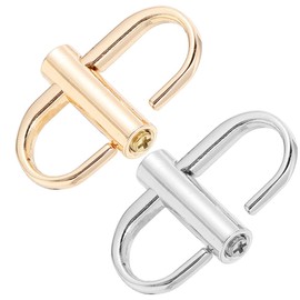 Pack of 4 Adjustable Metal Buckles for Chain Strap Chain Links Plug Purse Chains Buckles Straps Fasteners Shorten Your Bag Length Accessories Gold Silver