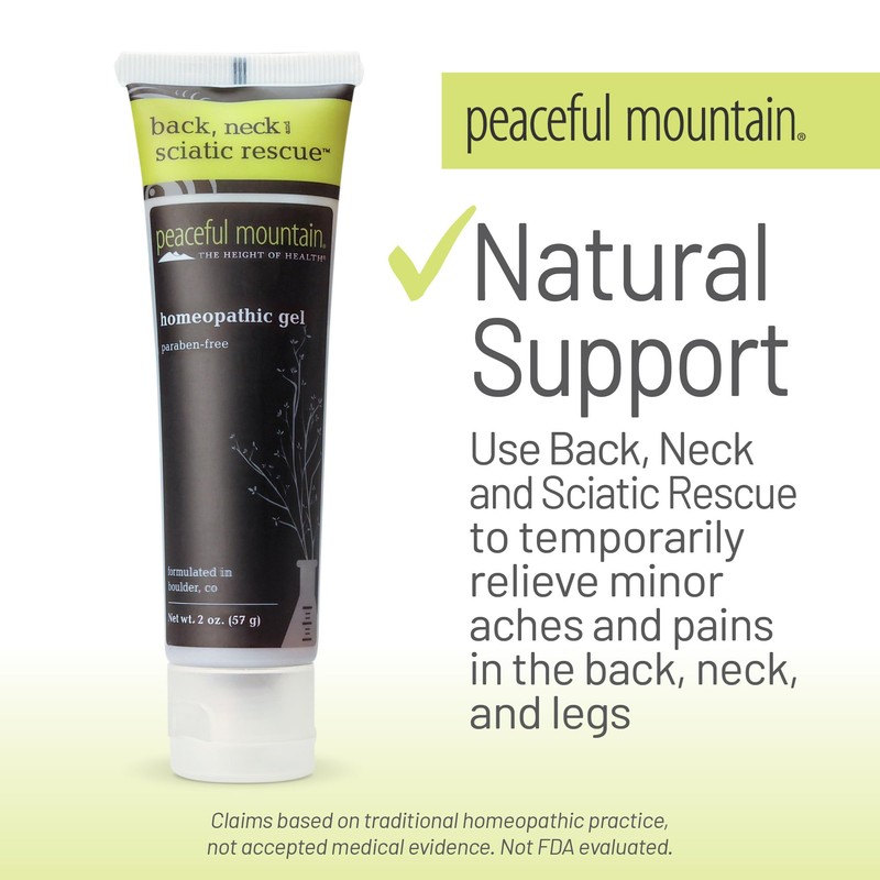 Peaceful Mountain Back, Neck and Sciatic Rescue - for back