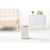 Asvel 621291 Trash Can, Without Lid, White, 8.0 x 8.0