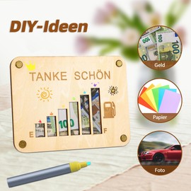 TAKULA Money Gift Packaging – Tank Voucher, Car Money Box, Financial Injection Money Gift, Gifts for New Suto, Funny Money Gifts