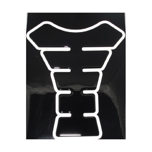 Jet Black GLoss Motorcycle Sportbike Tank Pad protector Guard Sticker Decal