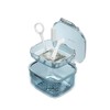 Three Layer Braces Case Denture Retainer Orthodontic Organizer Drainage Layered