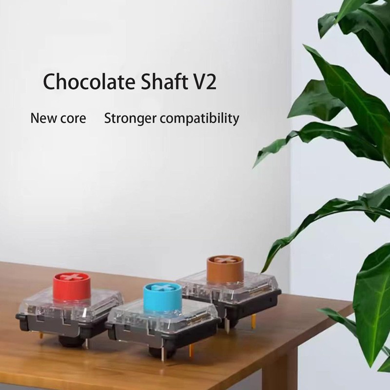 Kailh Choc V2 Low Profile Switch Red Linear, 4-Pin 50gf