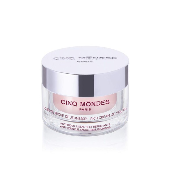 Cinq Mondes Rich Cream of Youth -1.7oz - Daily moisturizer for normal to dry skin, for a smoother and plumper complexion