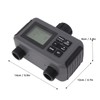 Sprinkler Timer 2 Zone Water Timer Programmable Rain Delay Manual