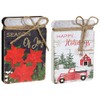 Farmhouse Winter Seasonal Holiday Decor Christmas Decorations Shelf Sitter -