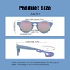FloraVigo baby sunglasses, kids with strap polarized flexible frame, UV400