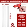 Arrow Mini Hot Glue Sticks, 200 Pack Clear Glue Gun
