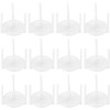 LATRAT Pack of 100 Spacers for Pizza Cups, Plastic Pizza
