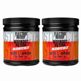 Workout Potion BCAA L-Glutamine Tart Cherry Flavor 450gX2 Electro Boost Protein Powder Sports Water Amino Acid / 워크아웃 포션 BCAA L-글루타민 타트체리맛 450gX2개 일렉트로 부스트 프로틴 파우더 스포츠 워터 아미노산