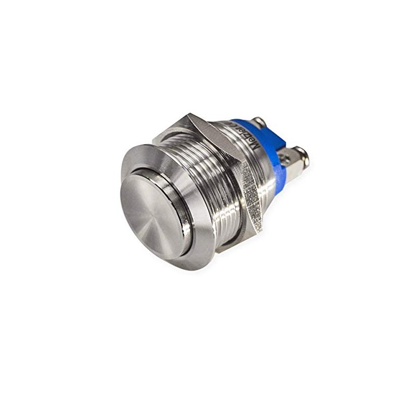 Push button - screw contacts - diameter 16 mm -