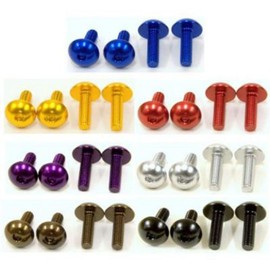 DURA-BOLT DBFB620G Button Bolts, M6-20mm, Gold, Set of 2