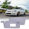 Pair Gray Interior Sunvisor Fit for Honda Civic 1996-2001 Left