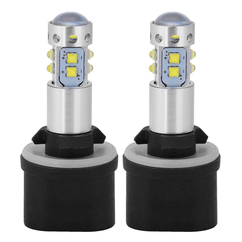 2pcs 880 899 6000K White 50W LED Headlight Bulbs Fog