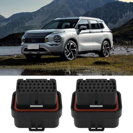 OTOTEC 2 x 34 Pin 3 Pin AMP Automotive Connectors Waterproof Female Plastic Cable Connector Housing for Most Car Models