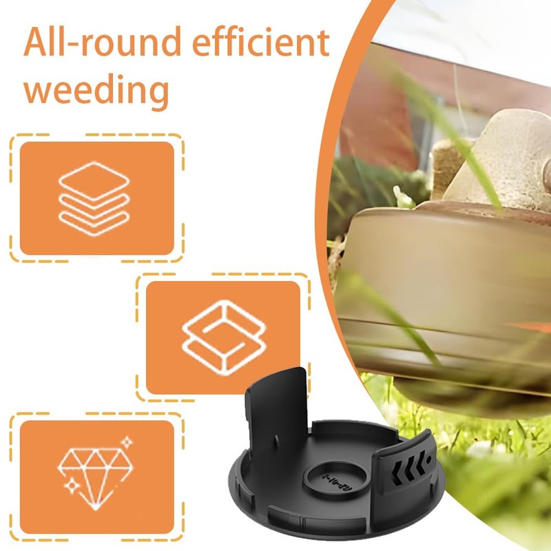 Lawn Trimmer Spool Cap, Compatible with Parkside Prta 20 Li