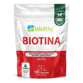 Wellthy Biotina 120 Cpsulas Neutro                                                                                                                    