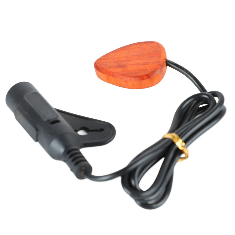 Piezoelectric Pickup with Heart Shape Pick Contact Microphone Transducer for