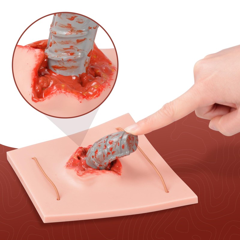 Simedutech Wearable Puncture Wound Packing Trainer for Trauma Practice