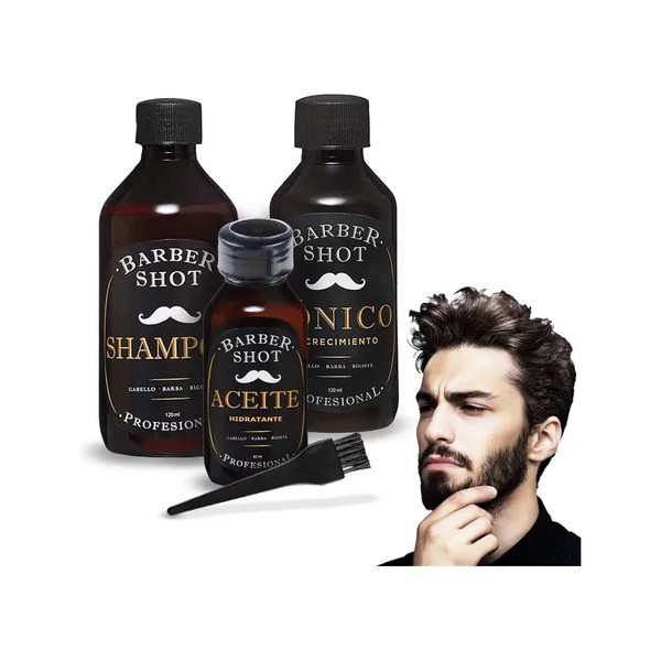 Kit Bergamota Barba Cabello Crecimiento Hidratación + Regalo