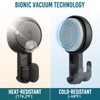 TAILI Black Bathroom Suction Hooks with Vacuum Suction Cups- No