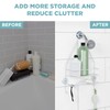 Zenna Home Rust Resistant Hanging Shower Caddy, Over the Shower