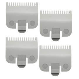Compatible with Wahl 1/2 Clipper Guard,4 Pack Guards Replacement for Wahl Clipper Guards Set Clippers #3137-101,#1/2-1/16''(1.5mm),Grey.
