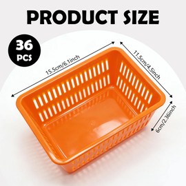 Odowalker Mini Storage Baskets Bins Colorful Pencil Containers