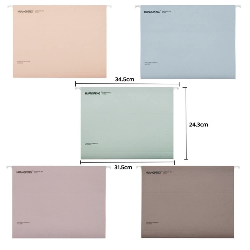 Seimeinoki Hanging Folders, A4, 10 Pieces, Hanging Files, with Labels