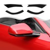 HTHE Rearview Side Mirror Decoration Trim Cover Compatible with Mustang