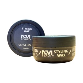 NMB Gumm-wax Professional Hair Styling Wax | Edge Control | Hair Gel Wax | Ultra Hold | Men & Women Hair Wax (Blue, Black & Red Aqua, Green Matte) 150ml (150ml, Black Aqua)
