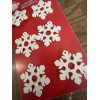 Christmas House Snowflake Ornaments