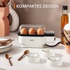 Krups Egg Cooker, Ovomat Trio - BPA-Free, Water Level Indicator,