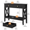 Lomojo Console Table,Sofa Table 13.8" D x 39.37" W x