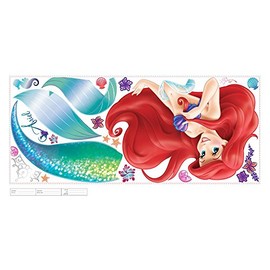 RoomMates Disney the Little Mermaid Giant Peel and Stick Wall Decals, RMK2360GM