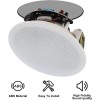 Herdio 6.5'' Bluetooth Ceiling Speakers 600W 4 Speakers +Wall Amplifier