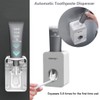 2 Pieces Automatic Toothpaste Dispenser with Wall Mounted,Kids Hands Free
