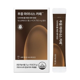 Dr. Bullet Pueung Minus Cafe, 30g, 1 box / 닥터블릿 푸응 마이너스 카페, 30g, 1박스