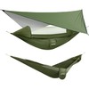 G4Free Large Camping Hammock with Mosquito Net and Rain Fly-