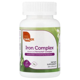 Zaller Advanced Iron Complex Gentle Non-Constipation Capsules 100 Tablets, 3 Pieces / 잘러 어드벤스드 철분 컴플렉스 젠틀 논 컨스티페이션 캡슐 100정, 3개