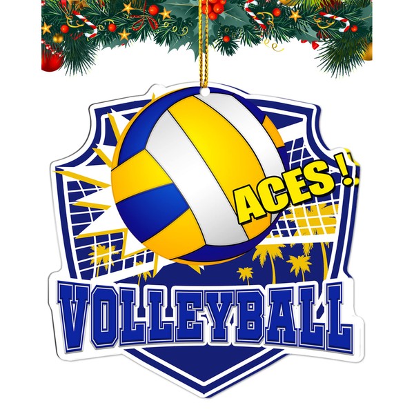 Volleyball Ornament Volleyball Gifts for Teen Girls Players Birthday Christmas
